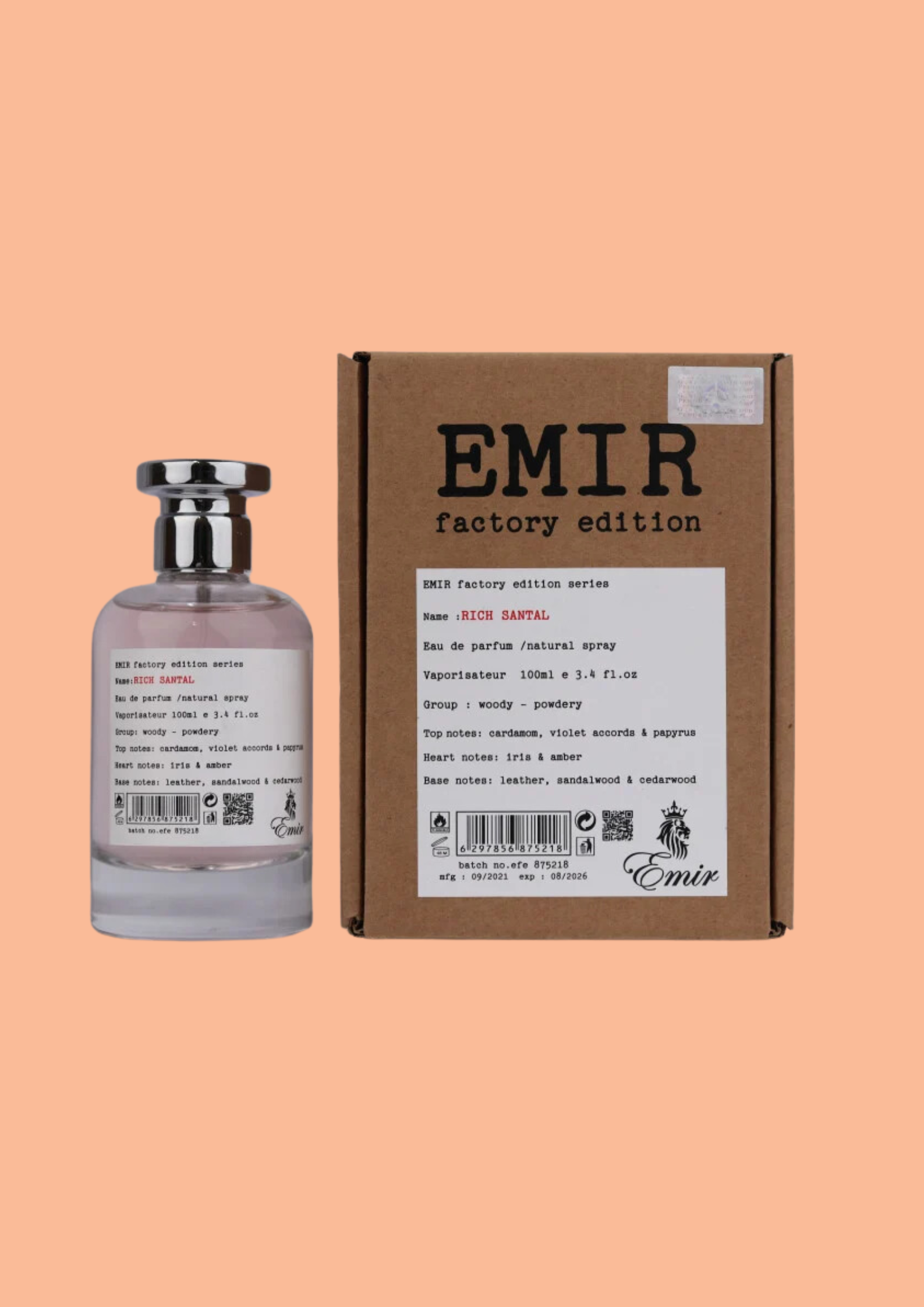 <tc>Eau de Parfum</tc> <tc>Rich Santal</tc> - Emir 100 ML