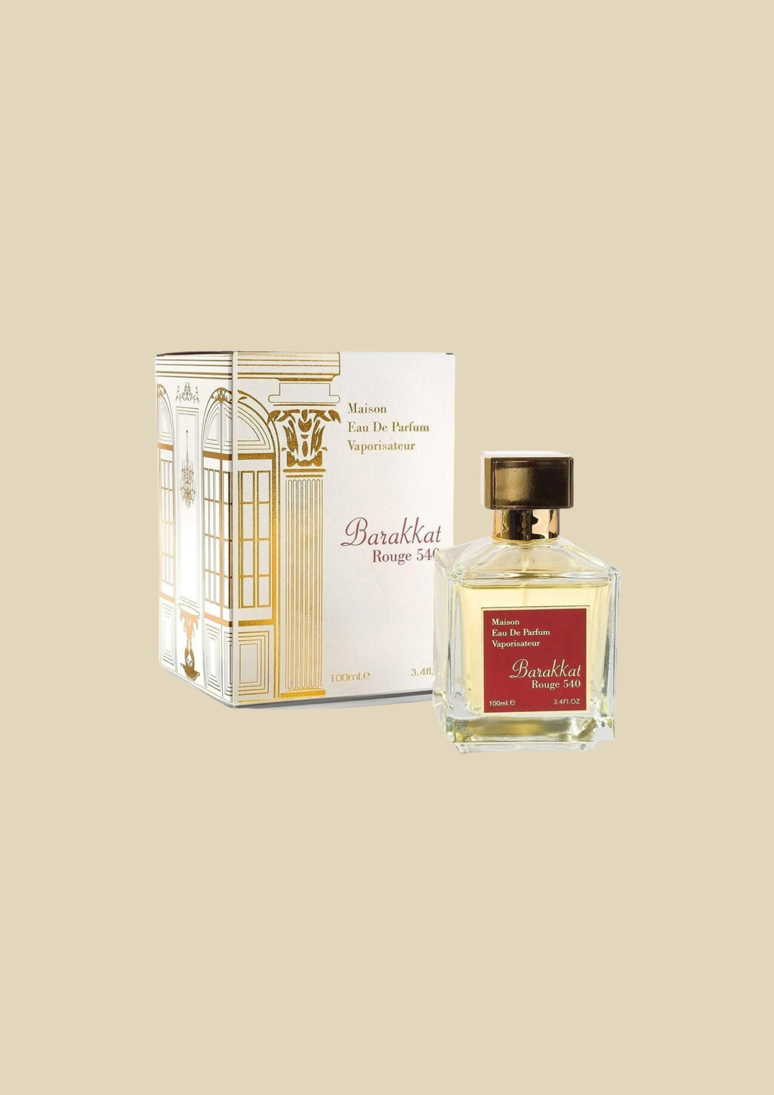 <tc>Eau de Parfum</tc> <tc>Barakkat Rouge 540</tc> - <tc>Fragrance World</tc> 100 ml