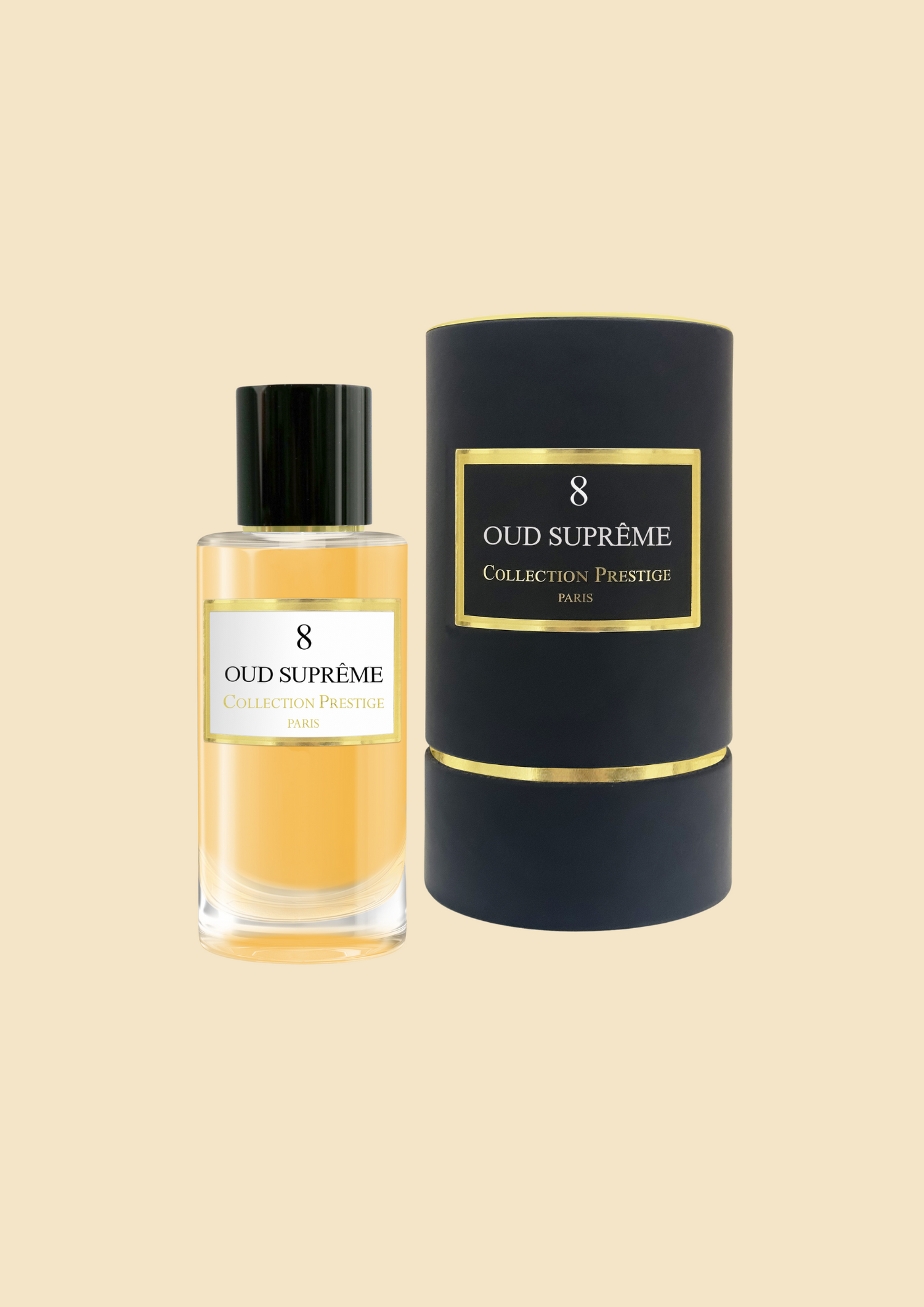 Eau de Parfum Oud Suprême N°8 - Collection Prestige Paris 50 ML