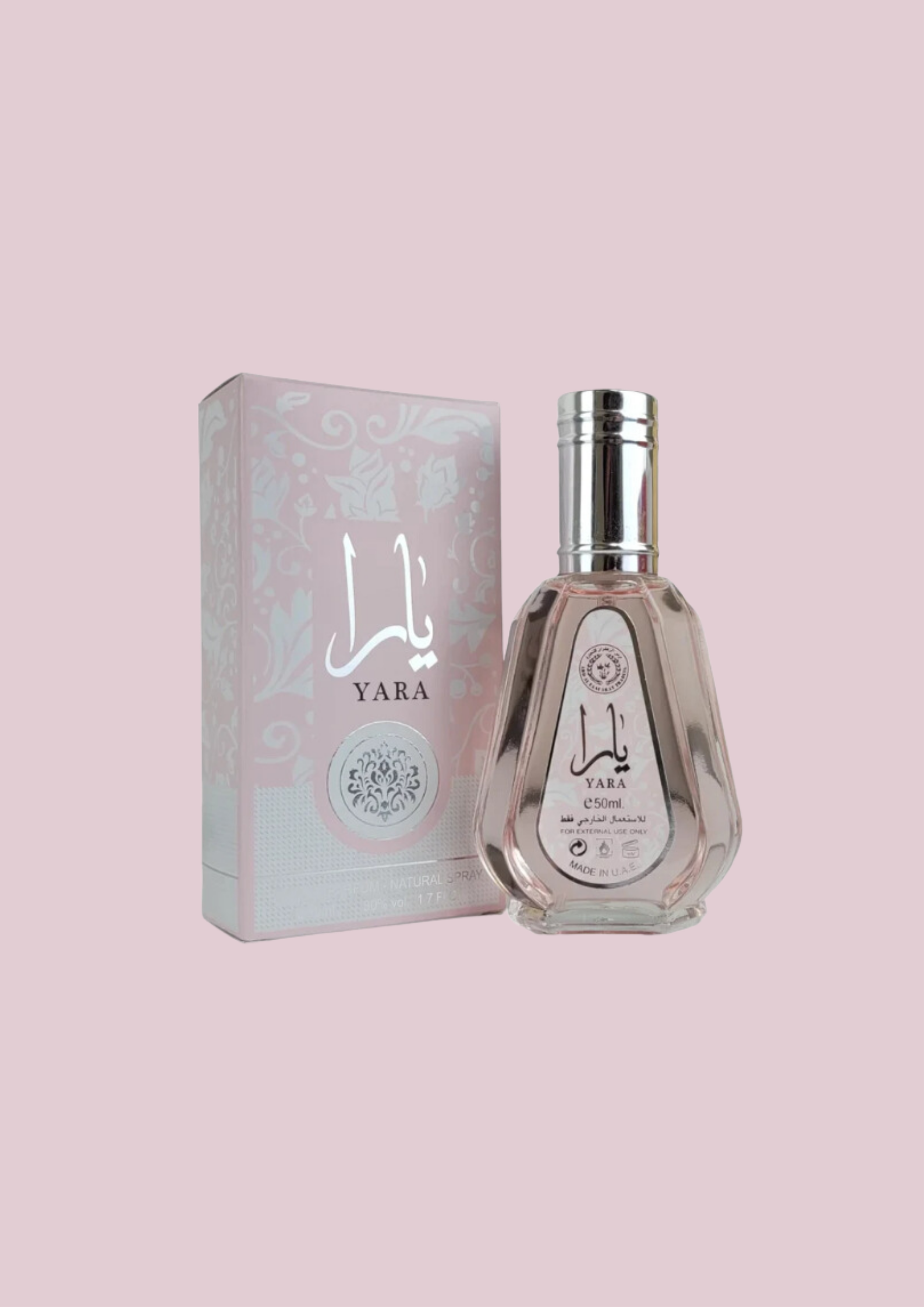 Eau de parfum Yara rose  - Lattafa 50 ML